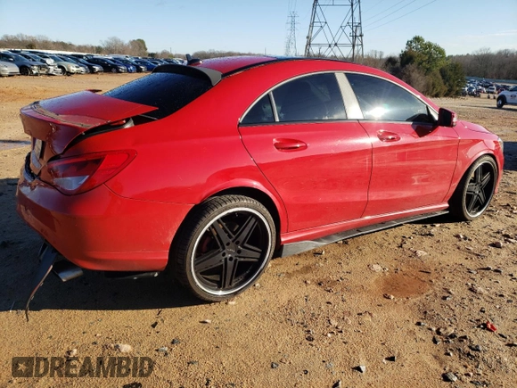 2016 Mercedes-Benz CLA with VIN WDDSJ4EB7GN289579, listed as a Copart auction lot 38392543 with 105,335 mi miles. Bid and sale history available at carsss.com. Image 3.