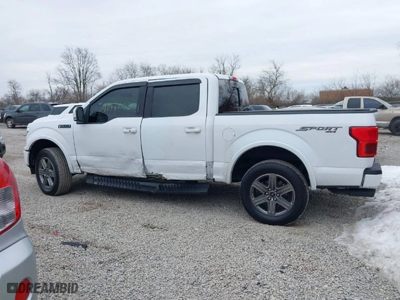 2020 Ford F-150 XL with VIN 1FTEW1E49LKF35505, listed as a IAAI auction lot 41471623 with 105,474 mi miles. Bid and sale history available at carsss.com. Image 15.