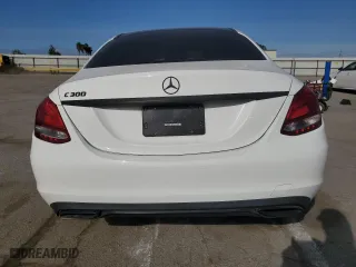 2017 Mercedes-Benz C-Class C 300 with VIN 55SWF4JB6HU229049, listed as a Copart auction lot 50826695 with 83,635 mi miles and Salvage Title. Bid and sale history available at carsss.com. Image 6.