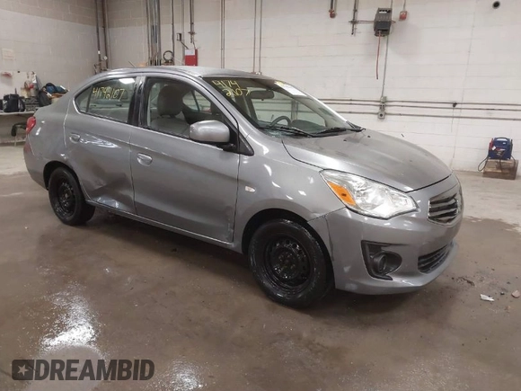 2017 Mitsubishi Mirage ES z VIN ML32F3FJ2HH001806, wystawiony jako IAAI lot #41742107 z przebiegiem 122 951 mil mil oraz . Historia ofert i sprzedaży dostępna na DreamBid. Obrazek 1.