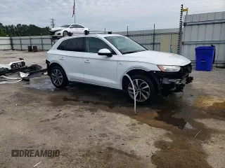 2022 Audi Q5 S line Premium Plus with VIN WA1EAAFY6N2071392, listed as a Copart auction lot 55633675 with 57,926 mi miles and Salvage title. Bid and sale history available at DreamBid. Image 15.