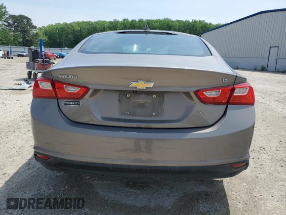 2017 Chevrolet Malibu LT with VIN 1G1ZE5ST9HF195269, listed as a Copart auction lot 53377545 with 177,076 mi miles and Salvage Title. Bid and sale history available at DreamBid. Image 6.