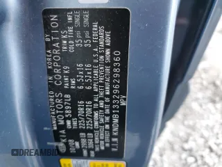 2009 Kia Sedona with VIN KNDMB133296298360, listed as a Copart auction lot 84621084 with 65,259 mi miles and Salvage Title. Bid and sale history available at carsss.com. Image 13.