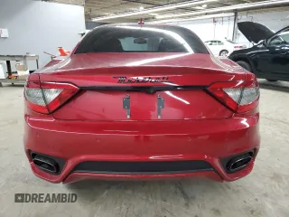 2018 Maserati GranTurismo Sport with VIN ZAM45VLA5J0254000, listed as a Copart auction lot 46976645 with 20,180 mi miles and Salvage Title. Bid and sale history available at carsss.com. Image 6.