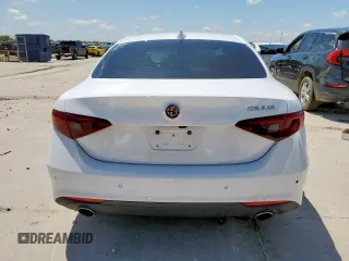 2017 Alfa Romeo Giulia with VIN ZARFAEBN2H7557756, listed as a Copart auction lot 54212925 with 62,842 mi miles and Clean title. Bid and sale history available at DreamBid. Image 6.