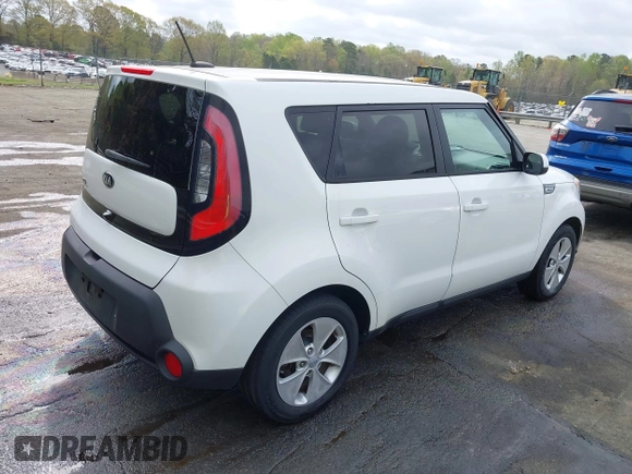 2016 Kia Soul with VIN KNDJN2A20G7266119, listed as a IAAI auction lot 41966792 with 176,706 mi miles and . Bid and sale history available at DreamBid. Image 4.
