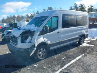 2019 Ford Transit Passenger XL with VIN 1FBZX2CM4KKA83053, listed as a IAAI auction lot 41036935 with 42,195 mi miles. Bid and sale history available at carsss.com. Image 17.