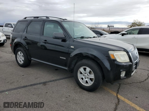 2008 Mercury Mariner z VIN 4M2CU81Z68KJ20361, wystawiony jako Copart lot #82419944 z przebiegiem 105 322 mil mil oraz Czysty tytuł • Clean title. Historia ofert i sprzedaży dostępna na DreamBid. Obrazek 4.