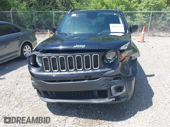 2018 Jeep Renegade Latitude with VIN ZACCJABB8JPH23377, listed as a IAAI auction lot 42142134 with 42,202 mi miles and . Bid and sale history available at DreamBid. Image 6.
