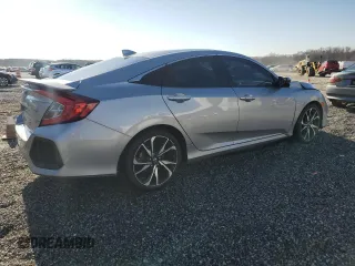 2017 Honda Civic Sedan Si with VIN 2HGFC1E50HH700637, listed as a Copart auction lot 46353815 with 141,533 mi miles and Salvage Title. Bid and sale history available at carsss.com. Image 3.