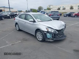 2019 Nissan Sentra SR with VIN 3N1AB7AP7KY452896, listed as a IAAI auction lot 41888791 with 45,606 mi miles and . Bid and sale history available at DreamBid. Image 1.