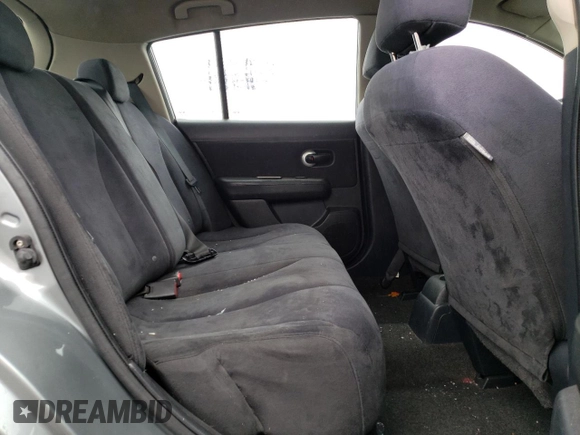2008 Nissan Versa 1.8 S with VIN 3N1BC13E08L407167, listed as a Copart auction lot 49379525 with 177,572 mi miles and Salvage Title. Bid and sale history available at carsss.com. Image 10.
