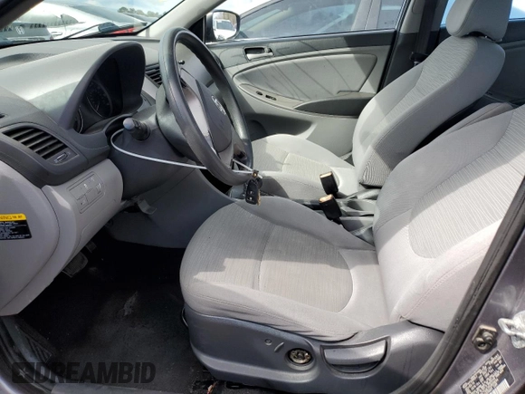 2015 Hyundai Accent GLS with VIN KMHCT4AE7FU839694, listed as a Copart auction lot 47305095 with 140,715 mi miles and Salvage Title. Bid and sale history available at DreamBid. Image 7.