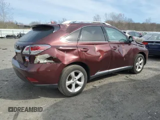 2014 Lexus RX 350 with VIN 2T2BK1BA9EC250702, listed as a Copart auction lot 53681095 with 182,910 mi miles and Clean Title. Bid and sale history available at DreamBid. Image 3.
