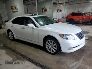 2009 Lexus LS 460 with VIN JTHCL46F695002017, listed as a Copart auction lot 50316845 with 155,715 mi miles and Salvage Title. Bid and sale history available at DreamBid. Image 4.