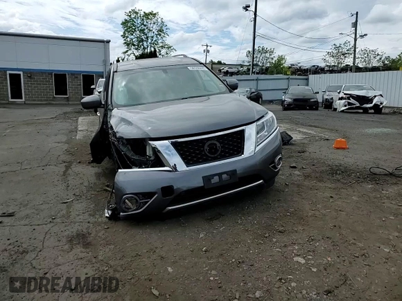 2015 Nissan Pathfinder SL с VIN 5N1AR2MM3FC601943, выставлен на аукционе Copart как лот 56556445 с пробегом Не указан миль и Списание • Salvage title. История ставок и продаж доступна на DreamBid. Изображение 14.