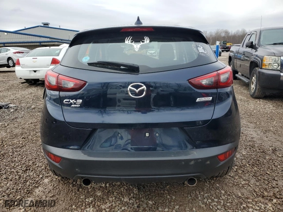 2016 Mazda CX-3 Sport with VIN JM1DKFB79G0132743, listed as a Copart auction lot 50364095 with 91,234 mi miles and Salvage Title. Bid and sale history available at carsss.com. Image 6.