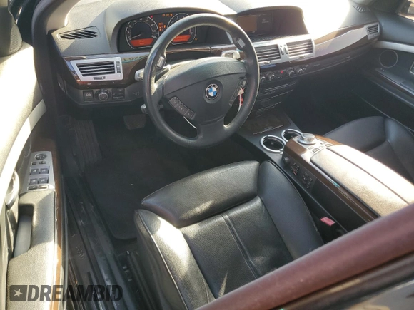 2008 BMW 7 Series 750Li with VIN WBAHN83538DT85226, listed as a Copart auction lot 73397614 with 134,509 mi miles and Salvage Title. Bid and sale history available at carsss.com. Image 8.
