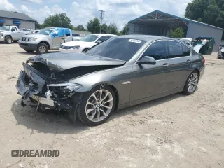 2014 BMW 5 Series 535d with VIN WBAXA5C50ED691107, listed as a Copart auction lot 64393794 with 114,627 mi miles and Salvage Title. Bid and sale history available at carsss.com. Image 1.
