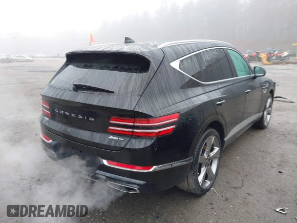 2024 Genesis GV80 with VIN KMUHCESC2RU168319, listed as a IAAI auction lot 41875754 with 33,286 mi miles and . Bid and sale history available at DreamBid. Image 4.