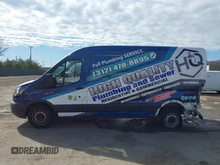 2017 Ford Transit with VIN 1FTYR2CM1HKB20585, listed as a IAAI auction lot 41769400 with Not Provided miles. Bid and sale history available at carsss.com. Image 15.