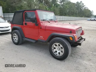 2006 Jeep Wrangler SE with VIN 1J4FA29126P756471, listed as a Copart auction lot 51987875 with 97,266 mi miles and Salvage Title. Bid and sale history available at carsss.com. Image 4.