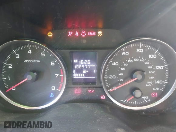 2017 Subaru Crosstrek Premium with VIN JF2GPABCXHG269893, listed as a IAAI auction lot 41582863 with 108,970 mi miles. Bid and sale history available at carsss.com. Image 7.