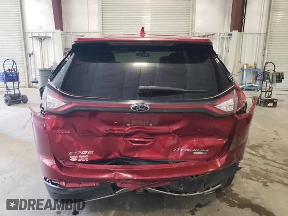 2017 Ford Edge Titanium z VIN 2FMPK4K92HBC45058, wystawiony jako Copart lot #58006095 z przebiegiem 88 514 mil mil oraz Szkoda całkowita • Salvage title. Historia ofert i sprzedaży dostępna na DreamBid. Obrazek 6.