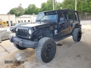 2014 Jeep Wrangler Unlimited Rubicon with VIN 1C4BJWFG9EL253949, listed as a Copart auction lot 55591975 with 168,002 mi miles and Clean title. Bid and sale history available at DreamBid. Image 1.