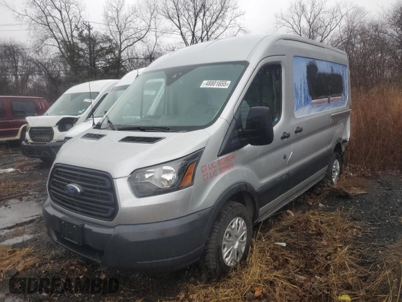 2018 Ford Transit with VIN 1FTYR1DM9JKA93781, listed as a Copart auction lot 48801655 with 78,774 mi miles and Salvage Title. Bid and sale history available at DreamBid. Image 1.