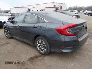2017 Honda Civic Sedan LX with VIN 19XFC2F59HE225004, listed as a IAAI auction lot 41659263 with 77,829 mi miles. Bid and sale history available at carsss.com. Image 3.
