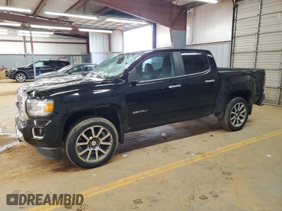 2019 GMC Canyon 4WD Denali with VIN 1GTG6EEN8K1209756, listed as a Copart auction lot 45728425 with 85,038 mi miles and Salvage Title. Bid and sale history available at carsss.com. Image 1.
