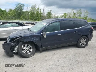 2015 Chevrolet Traverse LT with VIN 1GNKVHKDXFJ131763, listed as a Copart auction lot 61335355 with 103,291 mi miles and Salvage title. Bid and sale history available at DreamBid. Image 1.