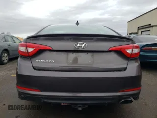2016 Hyundai Sonata SE with VIN 5NPE24AF0GH382523, listed as a Copart auction lot 45499485 with 114,038 mi miles and Salvage Title. Bid and sale history available at carsss.com. Image 6.
