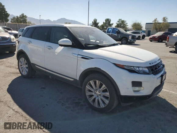 2015 Land Rover Range Rover Evoque Prestige with VIN SALVV2BGXFH958725, listed as a Copart auction lot 74386694 with 121,555 mi miles and Salvage title. Bid and sale history available at DreamBid. Image 4.