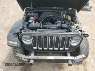 2018 Jeep Wrangler Unlimited Sahara with VIN 1C4HJXEG0JW141101, listed as a Copart auction lot 56573195 with 143,854 mi miles and Salvage title. Bid and sale history available at DreamBid. Image 11.