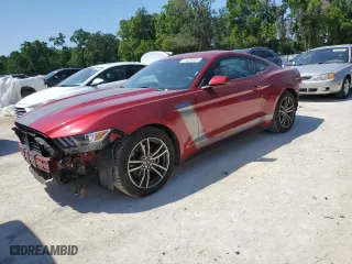 2017 Ford Mustang EcoBoost with VIN 1FA6P8TH6H5279254, listed as a Copart auction lot 51433035 with 90,599 mi miles and Salvage Title. Bid and sale history available at carsss.com. Image 1.