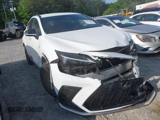 2022 Lexus NX 350 F Sport z VIN JTJKGCEZ3N5000790, wystawiony jako IAAI lot #42173005 z przebiegiem 51 415 mil mil oraz . Historia ofert i sprzedaży dostępna na DreamBid. Obrazek 1.