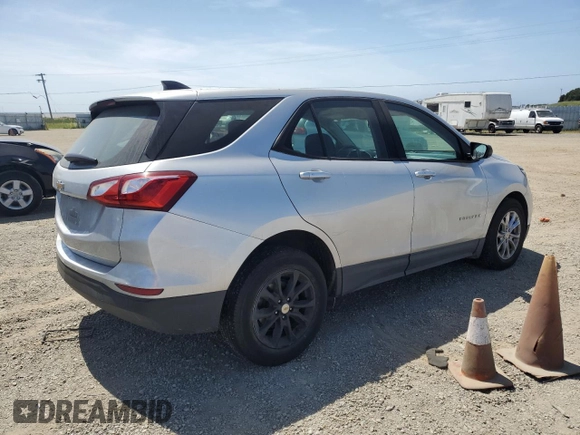 2019 Chevrolet Equinox LS z VIN 2GNAXHEVXK6201103, wystawiony jako Copart lot #53913545 z przebiegiem 78 016 mil mil oraz Szkoda całkowita • Salvage title. Historia ofert i sprzedaży dostępna na DreamBid. Obrazek 3.