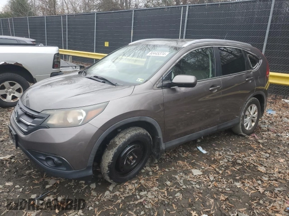 2012 Honda CR-V EX-L with VIN 5J6RM4H79CL015985, listed as a Copart auction lot 83445374 with 188,642 mi miles and Salvage Title. Bid and sale history available at DreamBid. Image 1.