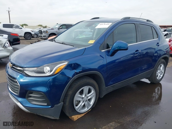 2020 Chevrolet Trax LT with VIN 3GNCJLSB3LL232925, listed as a IAAI auction lot 40970300 with 59,752 mi miles. Bid and sale history available at carsss.com. Image 17.