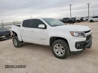 2022 Chevrolet Colorado 4WD LT with VIN 1GCGTCEN6N1306228, listed as a Copart auction lot 57074625 with 35,124 mi miles and Salvage title. Bid and sale history available at DreamBid. Image 4.