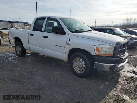 2006 Dodge Ram 2500 SLT with VIN 3D7KR28D56G286181, listed as a Copart auction lot 42049875 with 252,383 mi miles and Salvage Title. Bid and sale history available at carsss.com. Image 4.