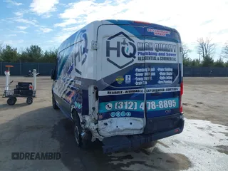 2017 Ford Transit with VIN 1FTYR2CM1HKB20585, listed as a IAAI auction lot 41769400 with Not Provided miles. Bid and sale history available at carsss.com. Image 3.