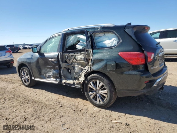 2019 Nissan Pathfinder SV with VIN 5N1DR2MM8KC586105, listed as a Copart auction lot 43481885 with 98,489 mi miles and Salvage Title. Bid and sale history available at carsss.com. Image 2.