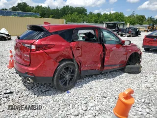 2021 Acura RDX w/A-Spec Package with VIN 5J8TC2H6XML046482, listed as a Copart auction lot 63656214 with 64,295 mi miles and Salvage Title. Bid and sale history available at carsss.com. Image 3.