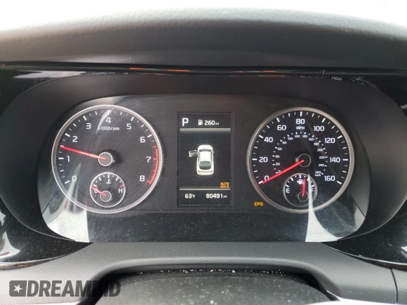 2021 Kia K5 GT-Line with VIN 5XXG64J27MG052234, listed as a Copart auction lot 48083405 with 80,491 mi miles and Salvage Title. Bid and sale history available at carsss.com. Image 9.