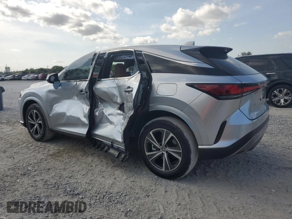 2025 Lexus RX 350 with VIN 2T2BAMBA6SC054765, listed as a Copart auction lot 56404635 with 3,476 mi miles and Salvage title. Bid and sale history available at DreamBid. Image 2.