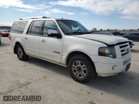 2008 Ford Expedition EL Limited with VIN 1FMFK19568LA08229, listed as a Copart auction lot 46270935 with 218,131 mi miles and Salvage Title. Bid and sale history available at carsss.com. Image 4.