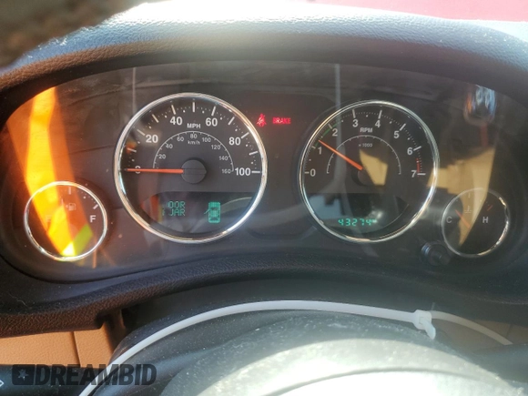 2017 Jeep Wrangler Unlimited Sahara with VIN 1C4HJWEG3HL610297, listed as a Copart auction lot 62060865 with 43,274 mi miles and Salvage title. Bid and sale history available at DreamBid. Image 9.